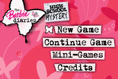 Barbie Diaries High School Mystery screenshot 3 for GameBoy Advance